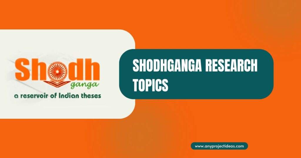 Shodhganga Research Topics