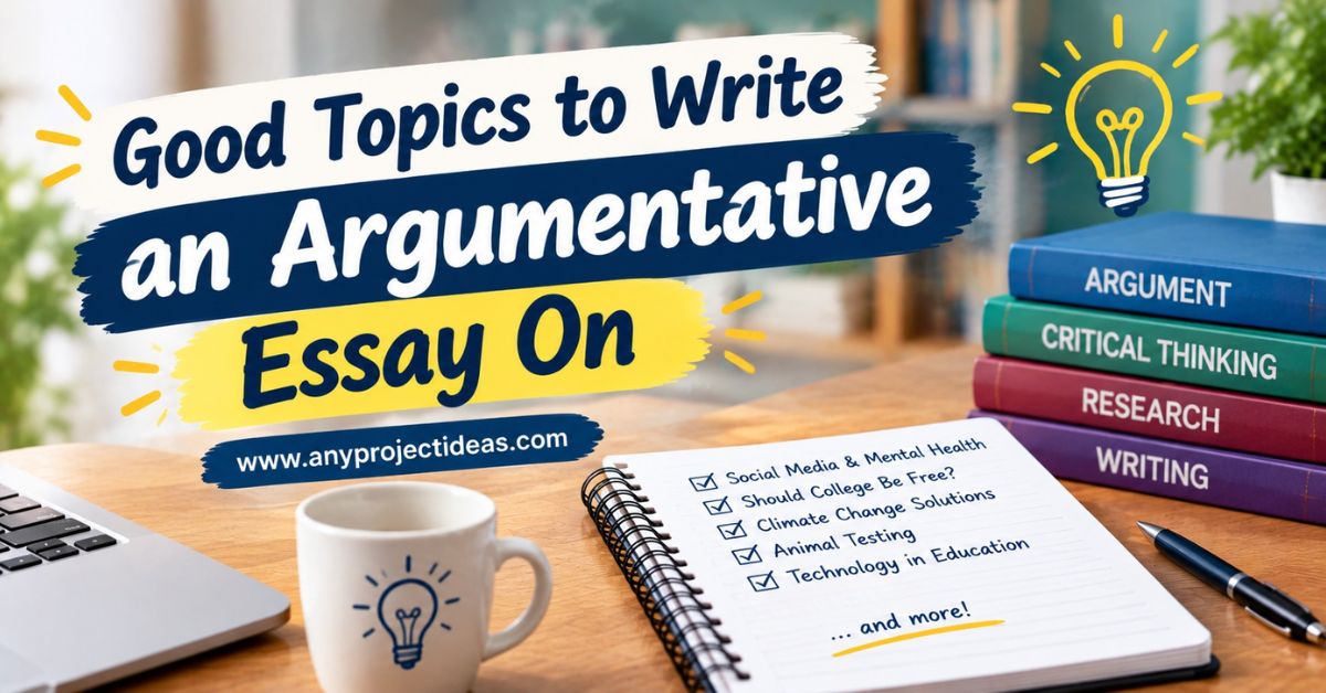 Good Topics To Write An Argumentative Essay On