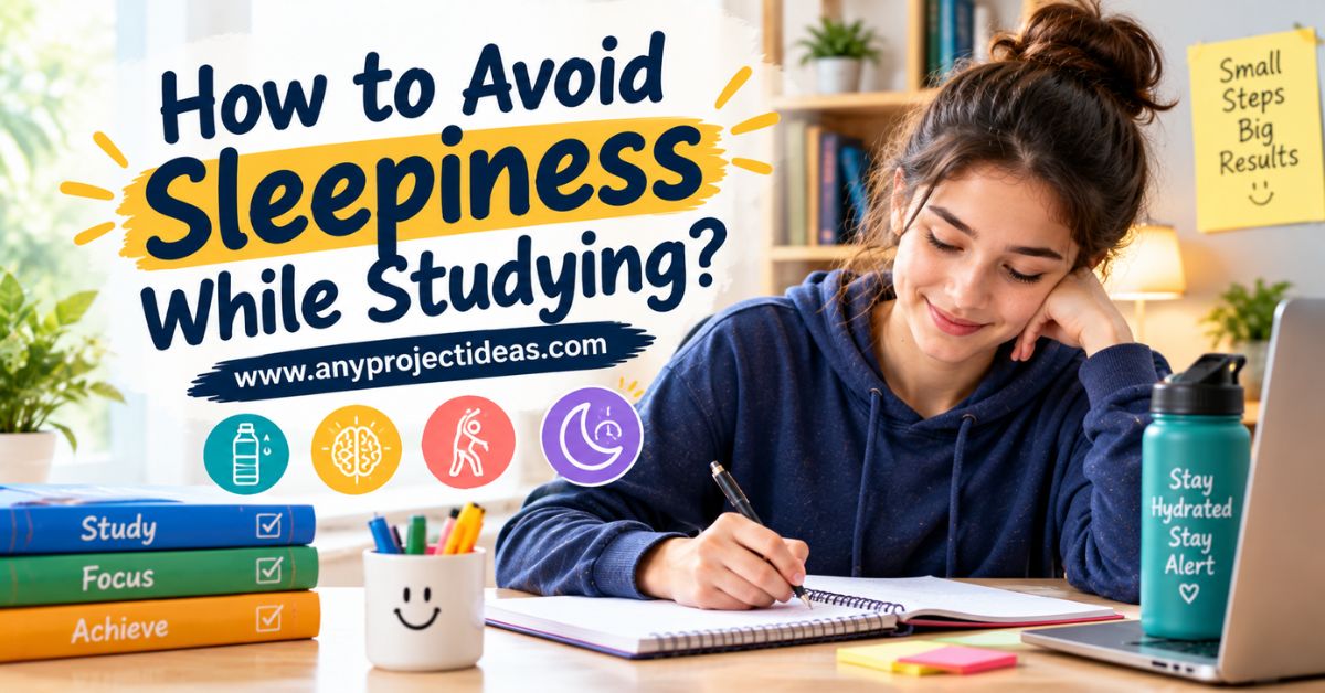 How to Avoid Sleepiness While Studying