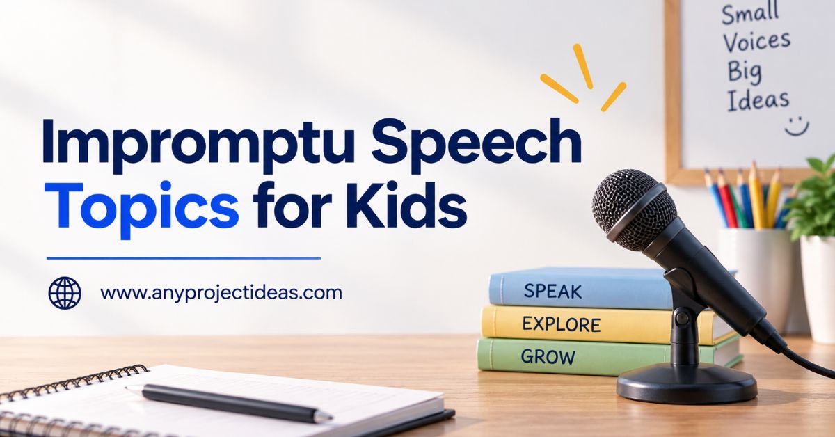 Impromptu Speech Topics for Kids