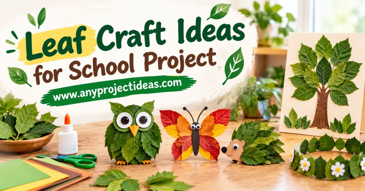 Leaf Craft Ideas for School Project